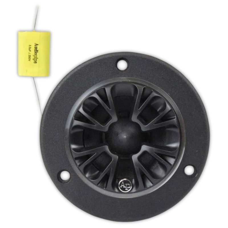 Audiopipe 1" Titanium Bullet Super Tweeters 350W 4 Ohm W/ 3.75" Aluminum Horn