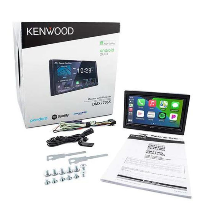 Kenwood 6.95" Short Chassis Navigation & Media Receiver CarPlay & Andorid Auto