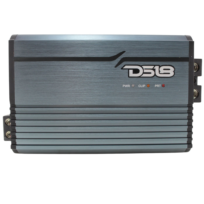 DS18 FRP Monoblock 2500W 1-Ohm Full-Range Class-D Compact Titanium Amplifier