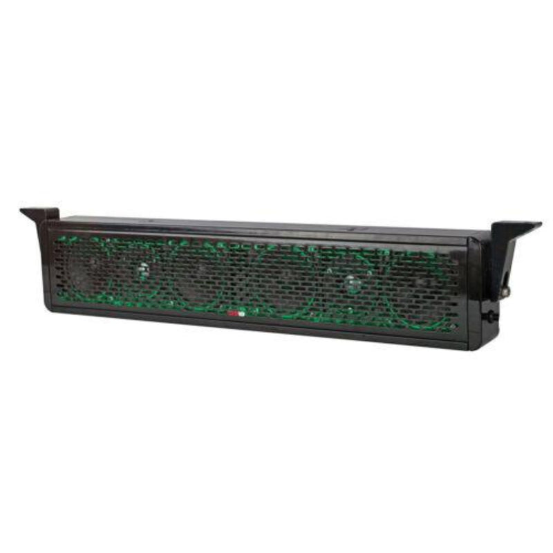 25" 2 Way Marine Soundbar Speaker Waterproof UTV ATV Golf Cart RGB LED Lights