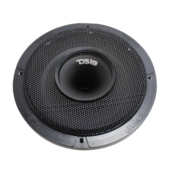 DS18 8" Hybrid Slim 2-way Speaker w/ 1" Driver Horn 400W Peak 4-Ohm PRO-HY8.4MSL