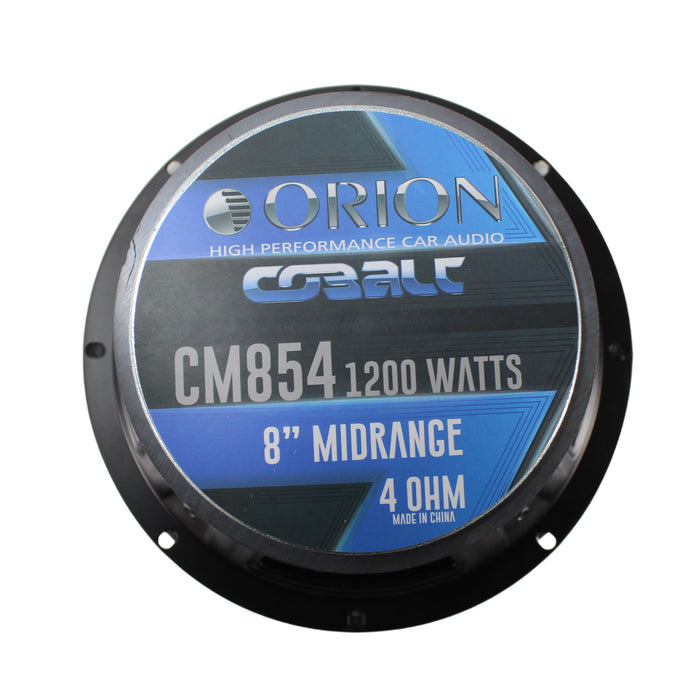 8" 300 Watt RMS 4-Ohm High Efficiency Midrange Bullet Speaker Orion Cobalt CM854