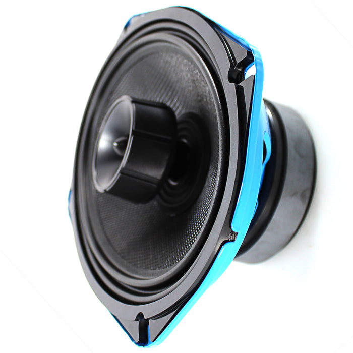 Motorcycle/Marine 6x9" Hybrid Coax 100W RMS Midrange Galeforce F1 Speakers Pair