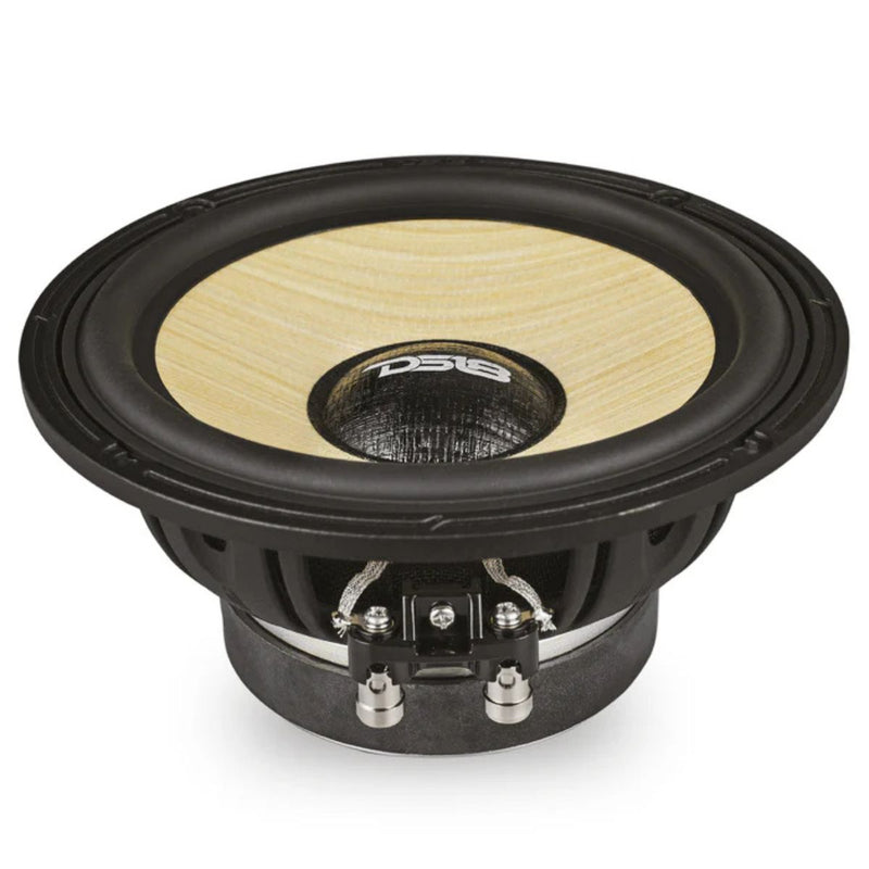 6.5" 150 Watt RMS 4-Ohm 2-Way Component Speaker Set DS18 DXQ6C2 Yellow Straw Cone