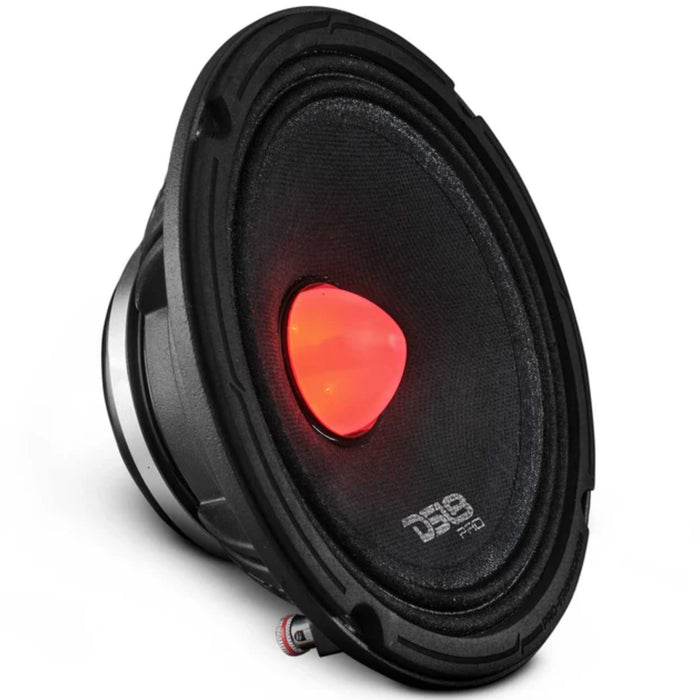 DS18 PRO 6.5” Full-range 225 Watt RMS 4-Ohm RGB LED Neo Bullet Loudspeaker