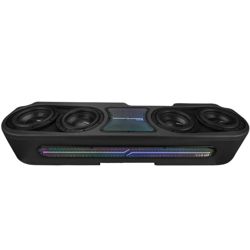 Jeep Gladiator 4x8" Loaded Under Seat Subwoofer Box w/ LED 1800W RMS 1-Ohm DS18