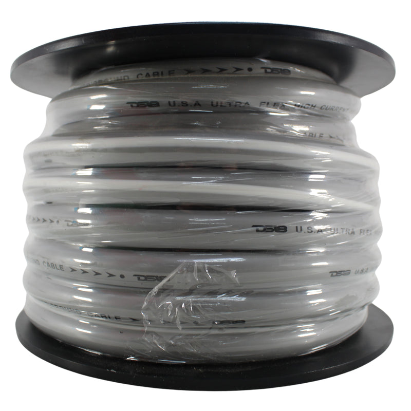 DS18 Car Audio 0 AWG CCA Power/Ground Wire Silver Lot Cut By The Foot