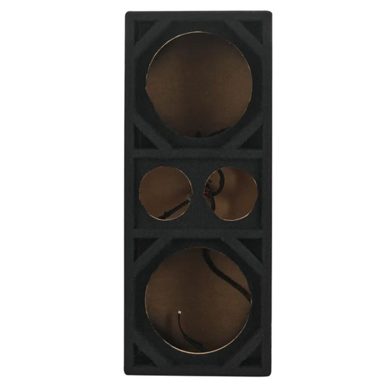 Dual 8” + Dual 4” Tweeter Ported Voceteo Empty Enclosure Speakon Ready DS18