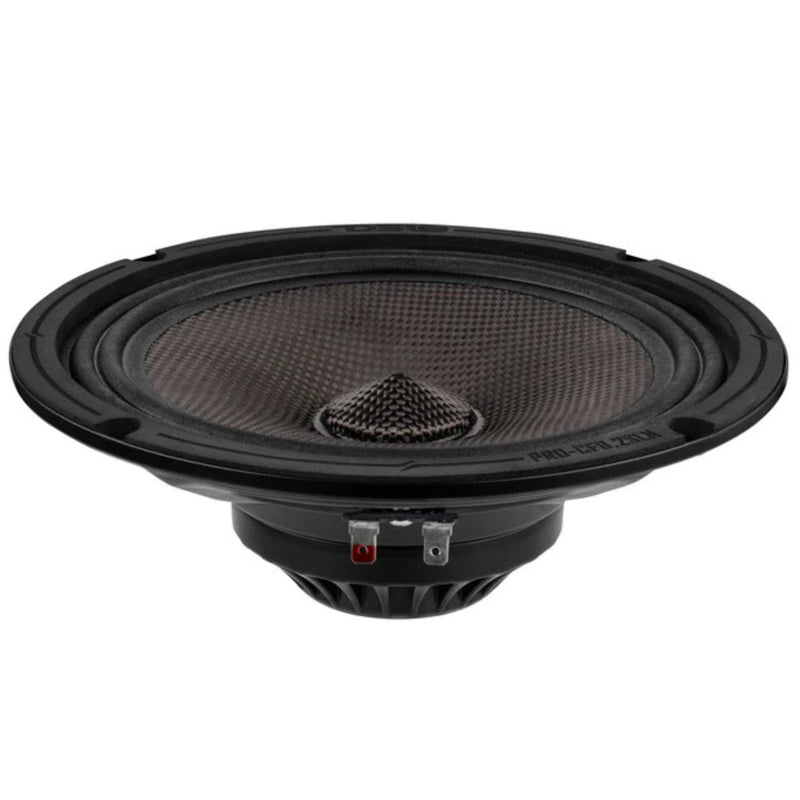 8" 200W RMS 4 Ohm Slim Water Resistant Neo Carbon Fiber Midrange Speaker DS18