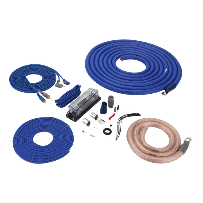 0-Gauge Soft Rubber 5000W Complete Amplifier Kit ORION COBALT Series / COKIT0