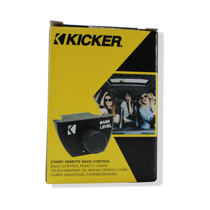 Kicker Remote Bass Knob Level Control For 46CXA Amps Car Audio Black 46CXARCT