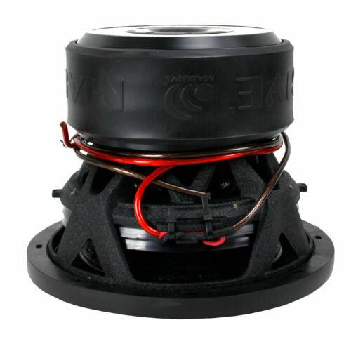 Massive Audio HIPPO84 8" 1000 Watt Dual 4 Ohm Voice Coil Competition Subwoofer