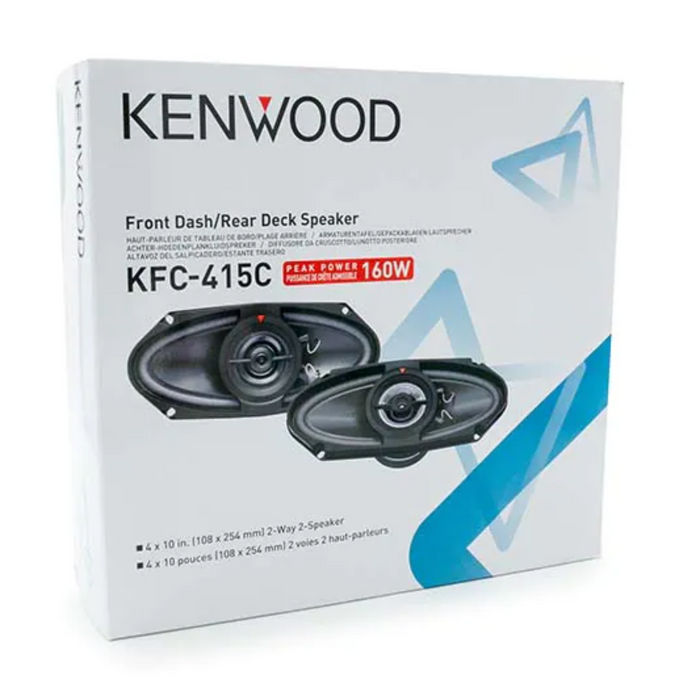 Kenwood 4-inch x 10-inch 2-way Speaker System 160W Max Power KFC-415C