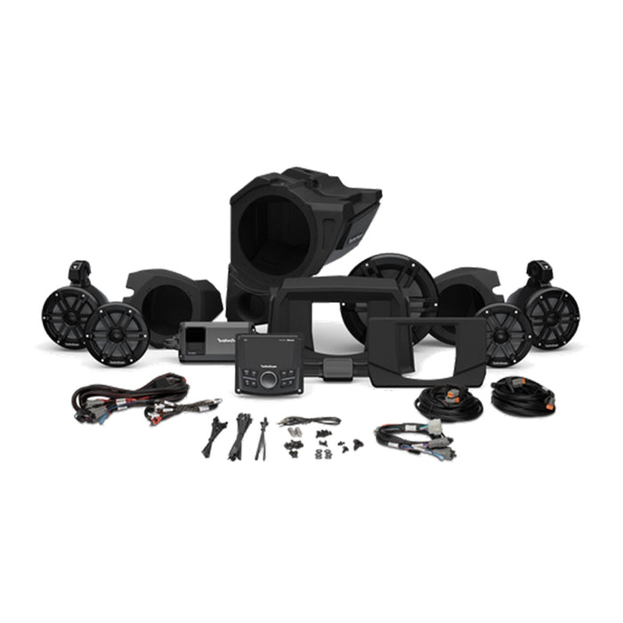 Rockford Fosgate Audio Kit for 2014+ Polaris RZR, 4 Speakers, Amp & 10" Sub