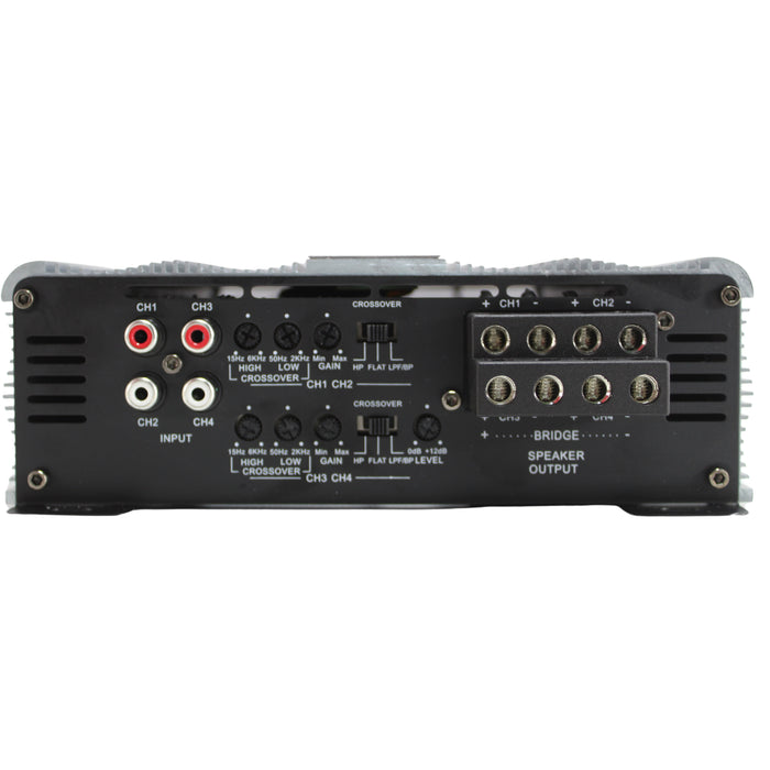 Marts Digital MXS Series 4 Channel 1.2K Class D 2 Ohm Amplifier MXS-1200X4-2-V2