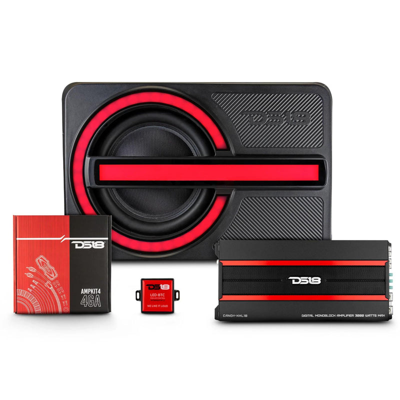 DS18 Bronco 6th Gen Plug-and-Play BRO-BASS 12" Subwoofer Enclosure Package