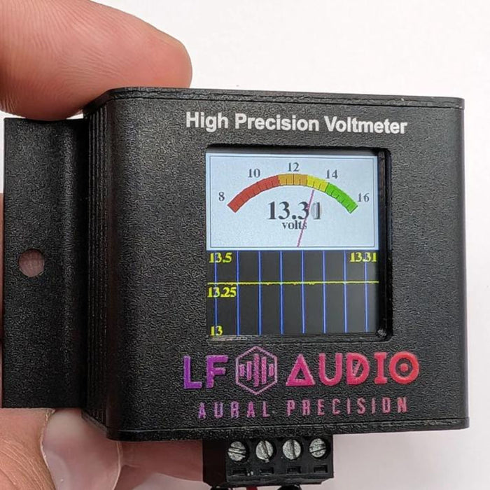 Car Audio LF-HPVM Smart Wireless Graphing Voltmeter with 2-Point Monitoring