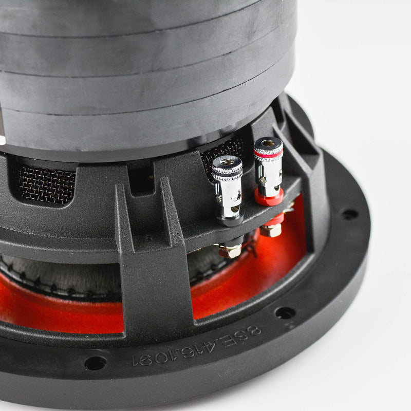 Audiopipe 6.5 Inch 500W Dual 4 Ohm Quad Stack Magnet Subwoofer TXX-BDC4-6