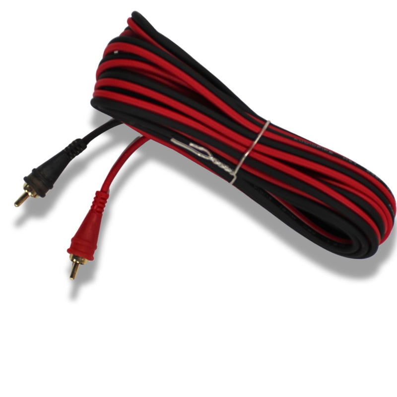 Audiopipe Frosted RCA Cables w/Gold-Plated RCA Connectors (10 Pack) 1.5-25 Feet