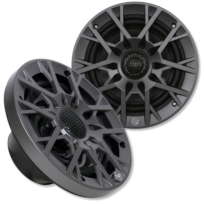 6.5" 100W RMS Coaxial 2-Way Marine Speakers Pair w/ RGB LED Lights  | APSW-654SP