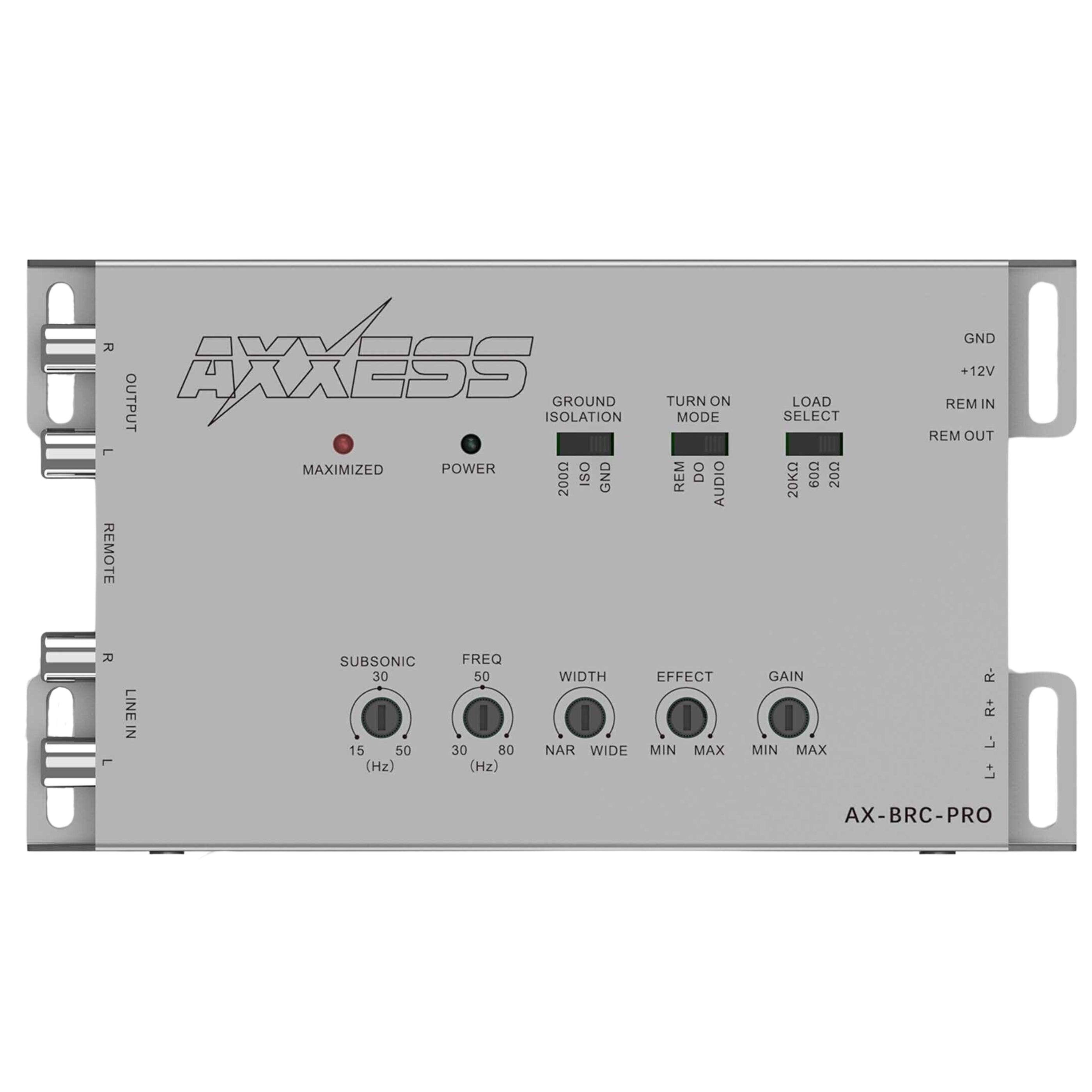 Axxess Active Line Out Converter with Bass Enhancement Processor AX-BR ...