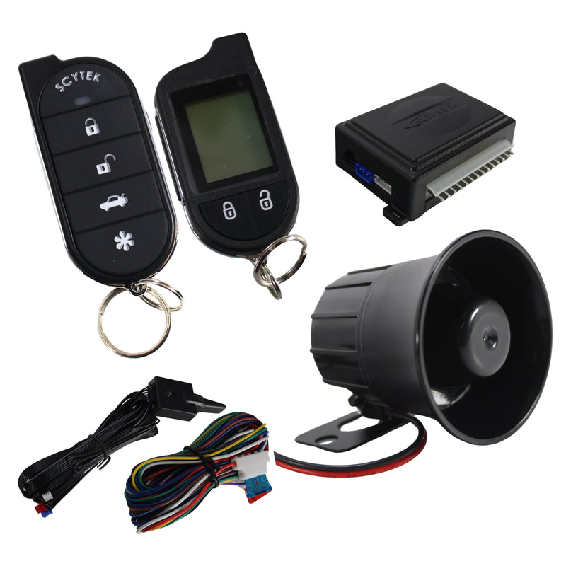 A777 2-Way Remote Control Keyless Entry Security System, Anti-Theft with Siren