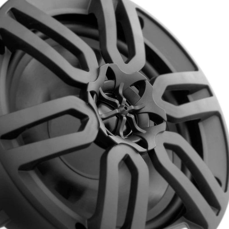 DS18 Marine Speakers with 2 CH Amplifier Wiring Kit and Universal Receiver Combo