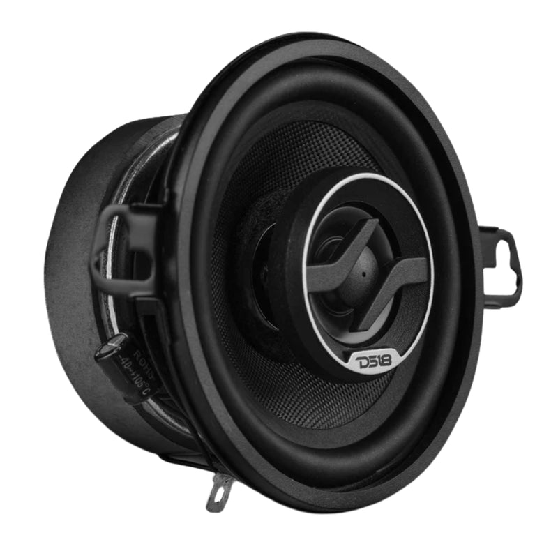 Pair of 3.5” 40W RMS 4-Ohm 2-Way Full-Range Coaxial Speakers