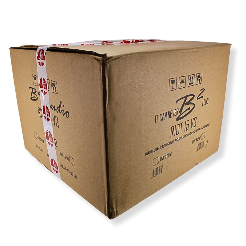 B2 Audio 15" Subwoofer 1000W RMS 3" Voice Coil Dual 2-Ohm RIOT