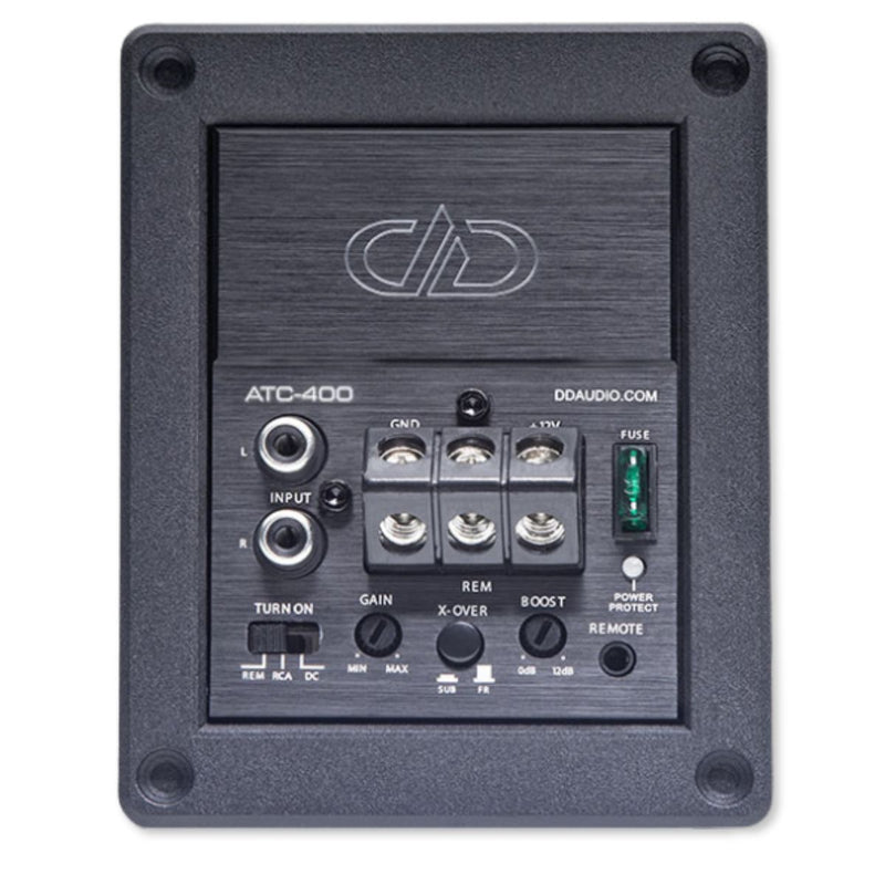 DD Audio 400 Watt Class D Amplified Mini Terminal Cup w/ Remote ATC-400