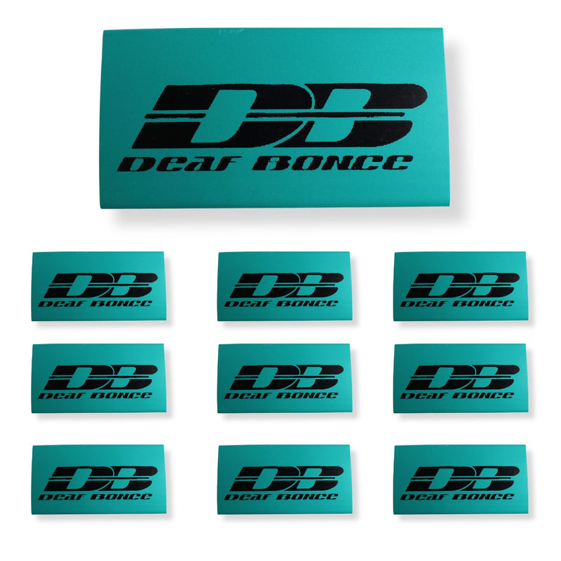 0 Gauge 3:1 Heat Shrink with Deaf Bonce / Avatar Logo 10 Pack Green
