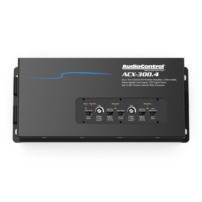 AudioControl 4 Channel 300 Watt Marine and Powersports All Weather Amplifier