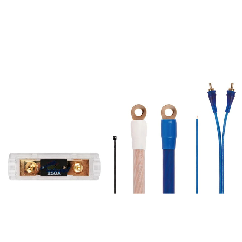 Audiopipe 0 Gauge Oxygen Free Copper Amplifier Wiring Kit 3000W PKV-3000CPR