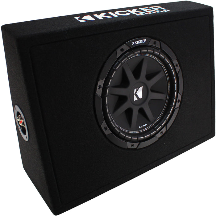 Kicker Comp Series 10" 150W RMS 4-OHM Single Subwoofer Vented Enclosure/43TC104