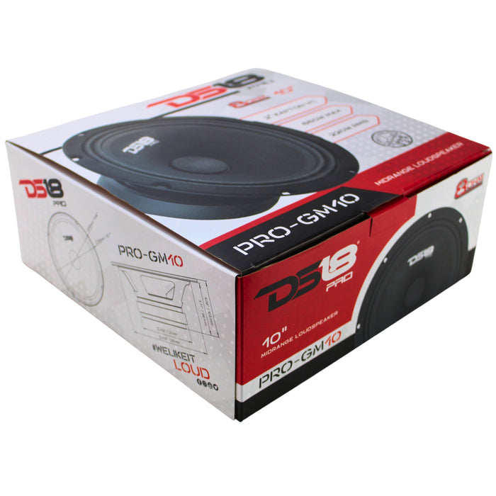 DS18 Pro Series 10" 660W Max 8-Ohm Mid Range Loud Speaker PRO-GM10