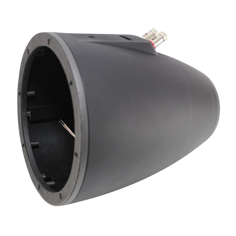Black Marine Tower Multipurpose Speaker Enclosure for 8 LED Speaker Audiopipe