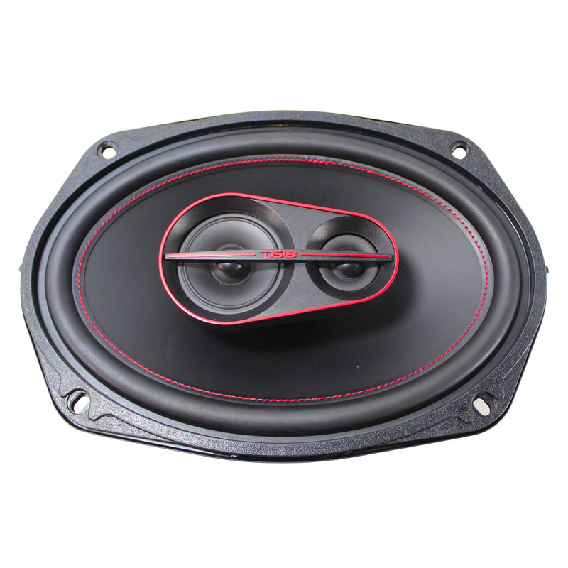 Pair of 6x9" 60W RMS 4-Ohm Coaxial Speakers & Single Din Bluetooth Car Radio