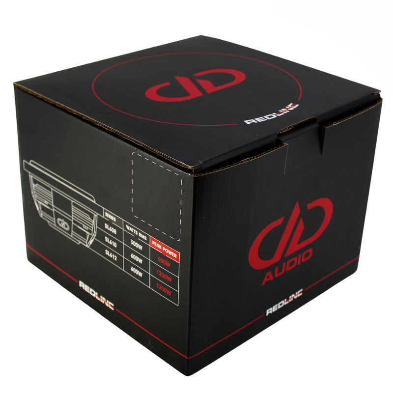 DD Audio 8" 300W RMS 4-Ohm 2" DVC Shallow Subwoofer Slim Line Series SL608-D4