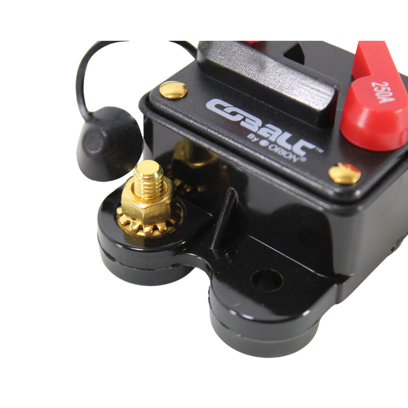 Cobalt 250 Amperes 12V - 24VDC Circuit Breaker w/ Manual Reset and Power Protect