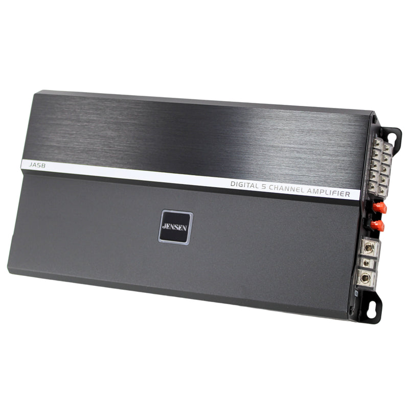 Jensen 5-Channel 815 Watts Class D RGB Amplifier w/ Bluetooth App Control