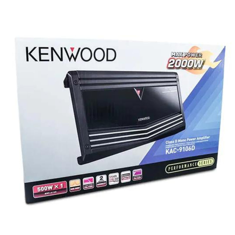 Kenwood 1000 Watts Class D Mono 2 ohm Load Capability Power Amplifier
