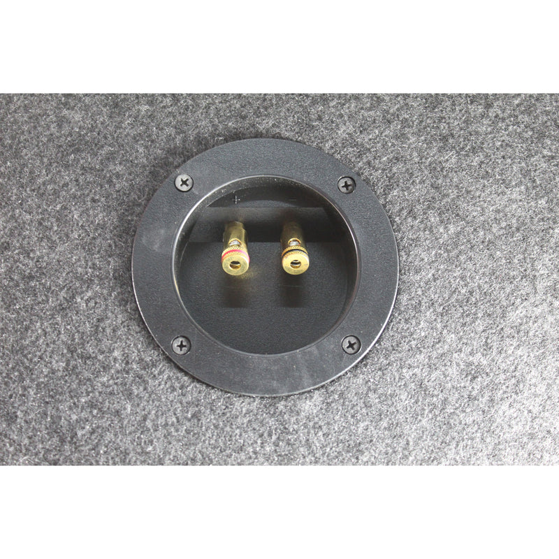 Dual 15” Sealed Carpeted Subwoofer Box Made w/ Heavy-Duty MDF Construction