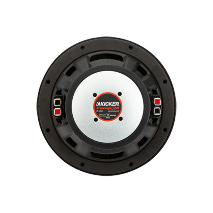 Kicker CompR Series 8" Dual 4 Ohm Voice Coil Car Subwoofer 600W Peak 48CWR84