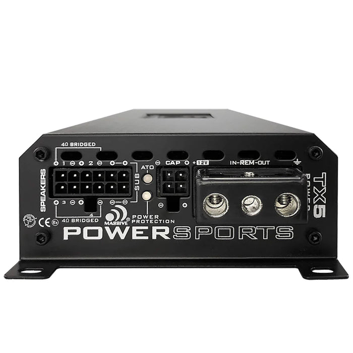 Massive Audio Trident 5-Channel 1560W RMS Class-D Full Range Marine Amp TX5