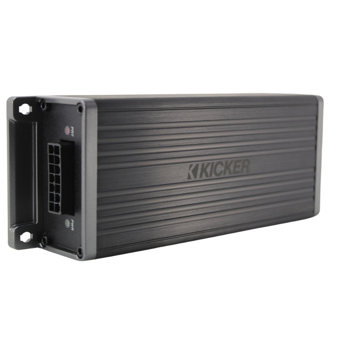 Kicker 4Ch Full-Range Smart Amplifier 200W Max Power Auto-EQ Start/Stop Capable