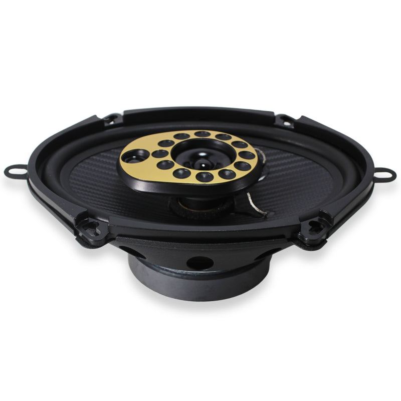5"x7" / 6"x8" Full Range 50 Watt RMS 4-Ohm Jensen JS68T  3-Way Speakers Pair