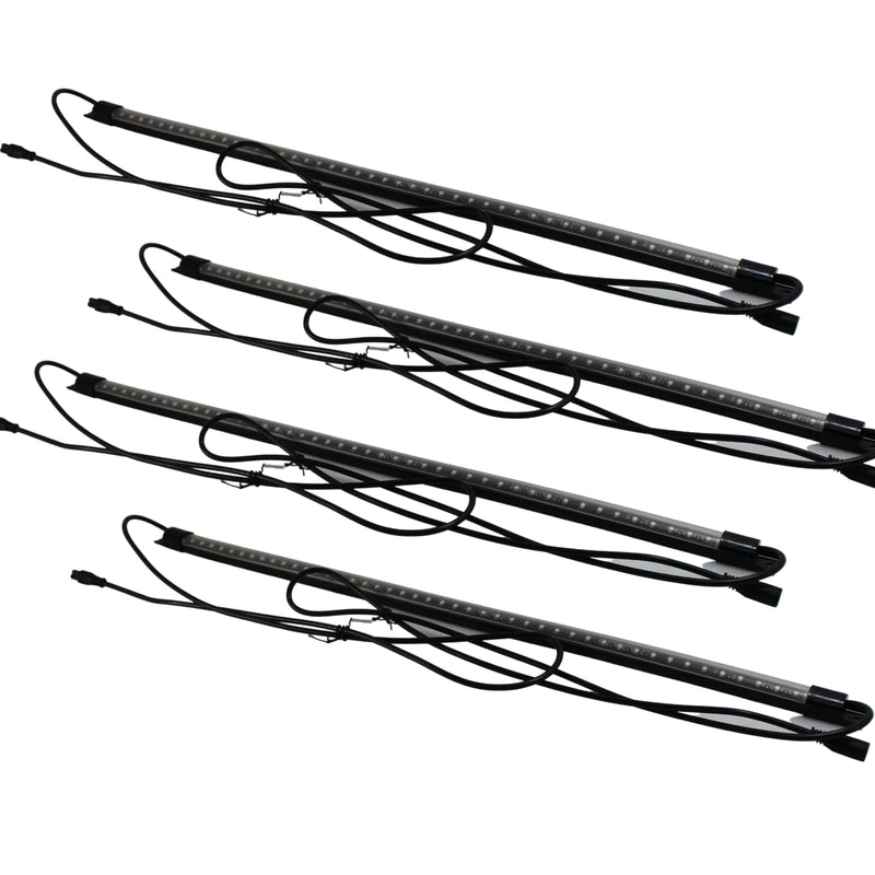 LEDGlow  24" 4pc LED Wheel Well Add-On Lighting Kit for Slimline Underbody Kits