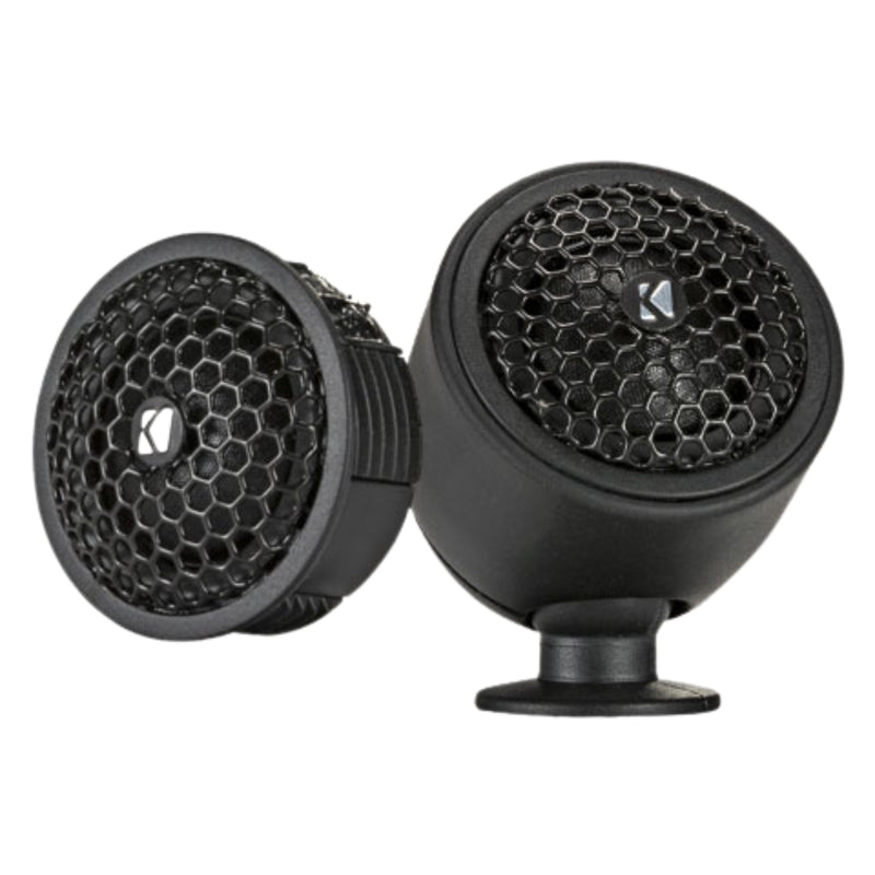 Pair of KS Series 1" 4-Ohm 75 Watt RMS Neo Silk Dome Tweeters Kicker