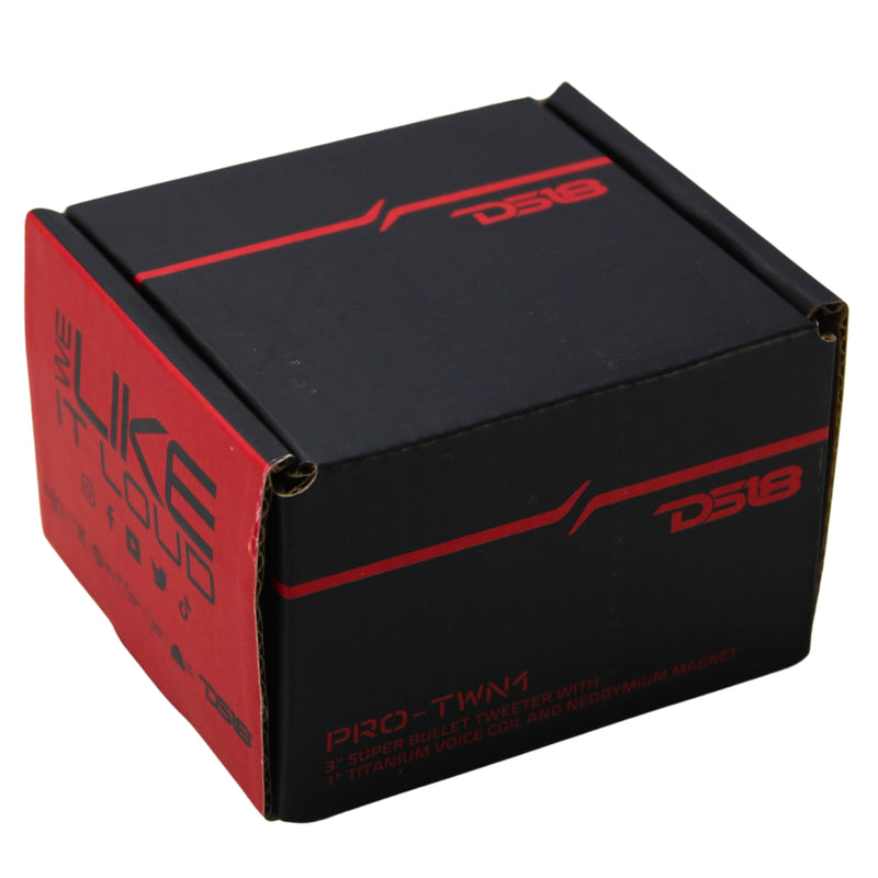 DS18 1" Titanium VC 240W 4-Ohm High Compression Tweeter With Bullet & Neo Magnet