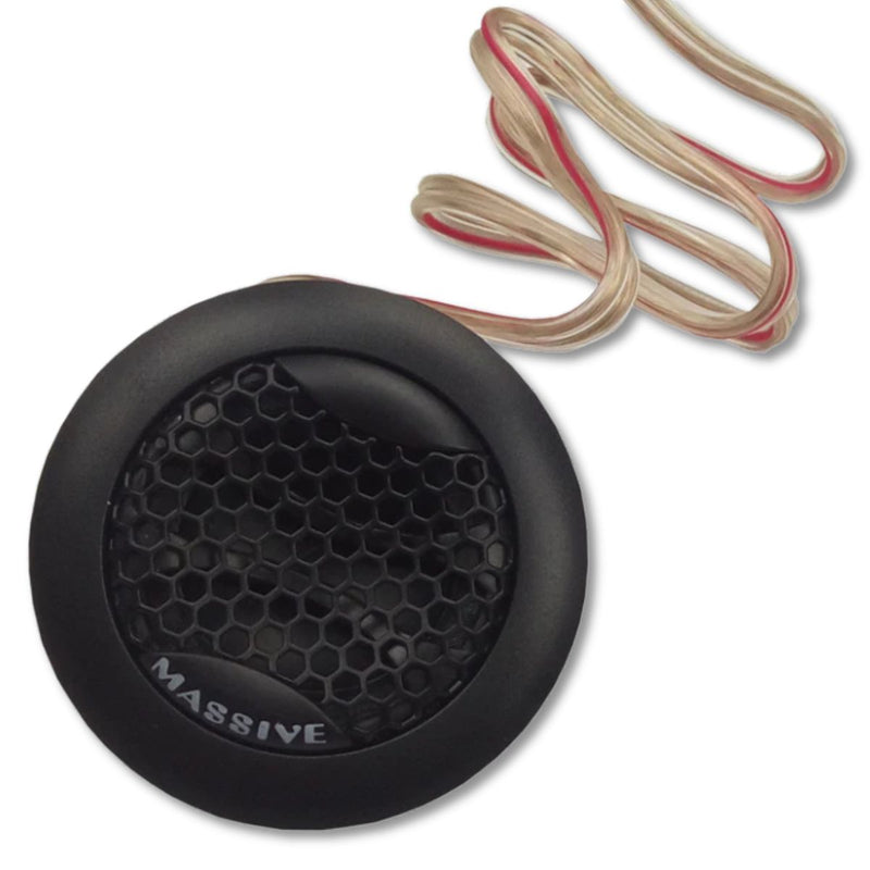 50W RMS Multi-Mount 20mm Aluminum Dome Tweeters Pair with 6dB Crossover MA-FT1